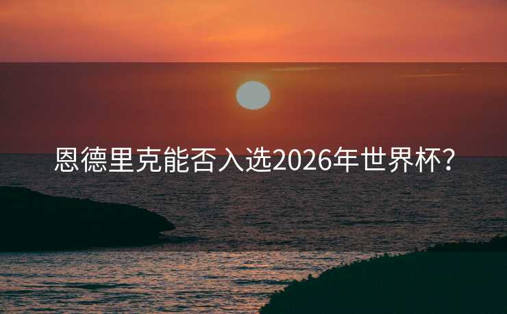 恩德里克能否入选2026年世界杯？
