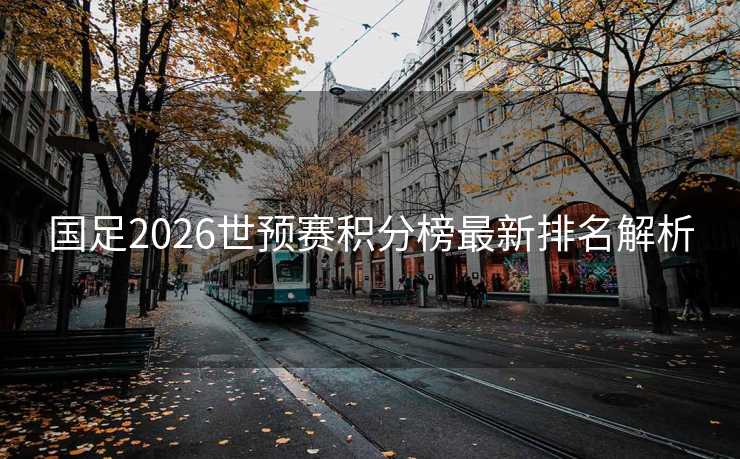 国足2026世预赛积分榜最新排名解析